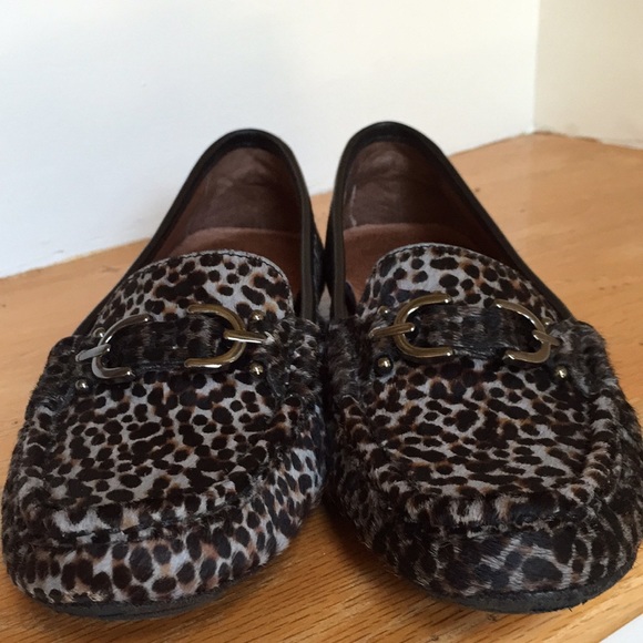 Donald J Pliner VIKY moccasin gray/black/brown fur - Picture 2 of 8